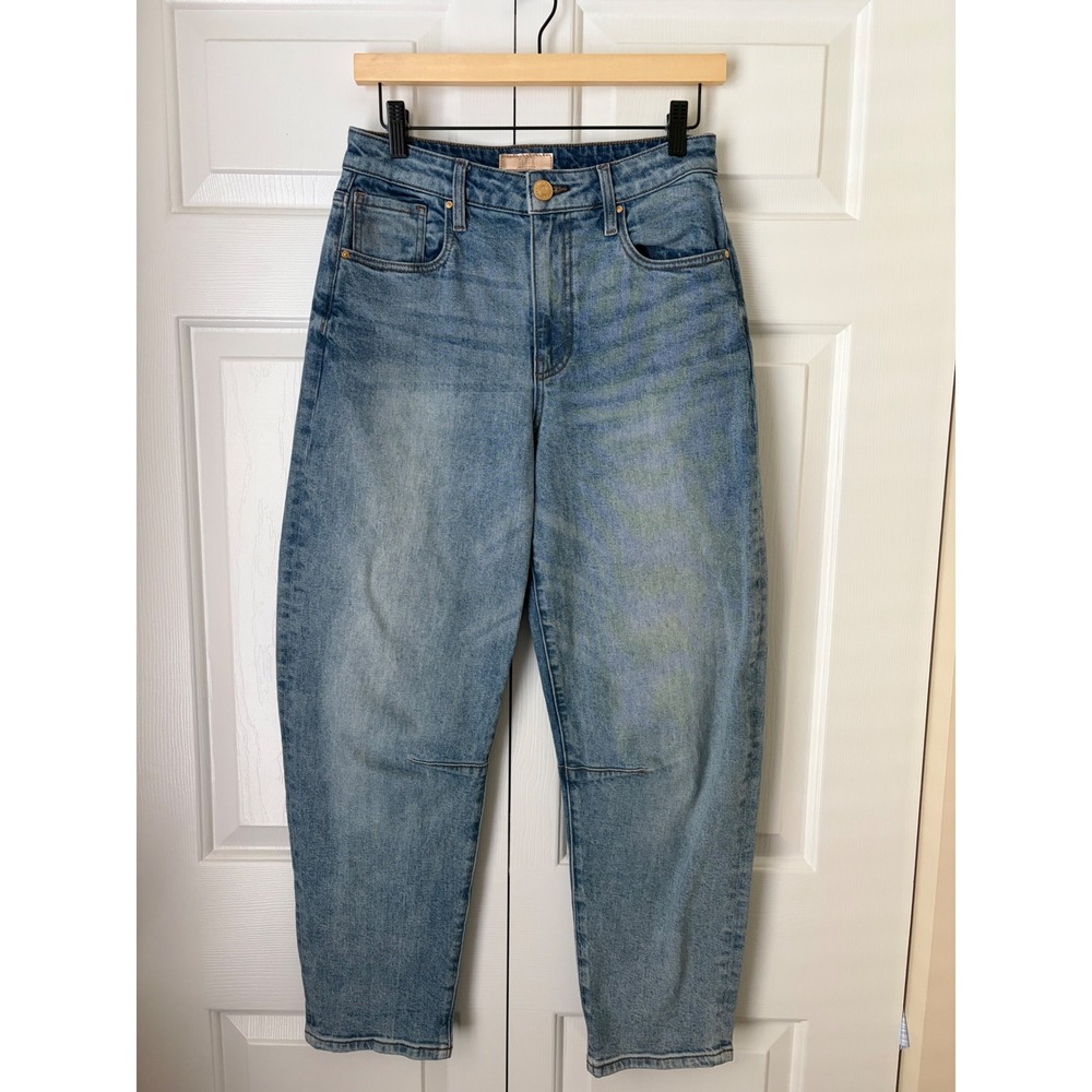 Kut from the Kloth Ashley Slouchy Barrel Jeans Women 00 Blue High Rise Relaxed